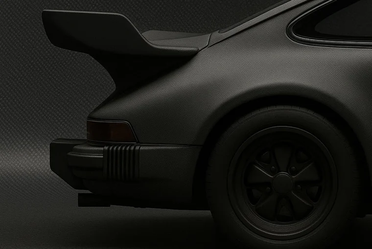 Sports Car With A Carbon Ceramic Pro Shift Finish