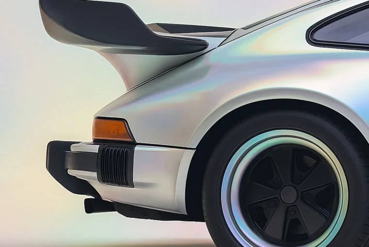 Sports Car With A Color Flip Ceramic Pro Shift Finish