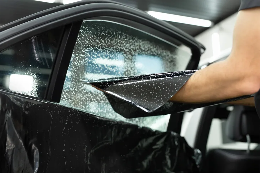 Ceramic Pro Window Film Installed On Vehicle Glass